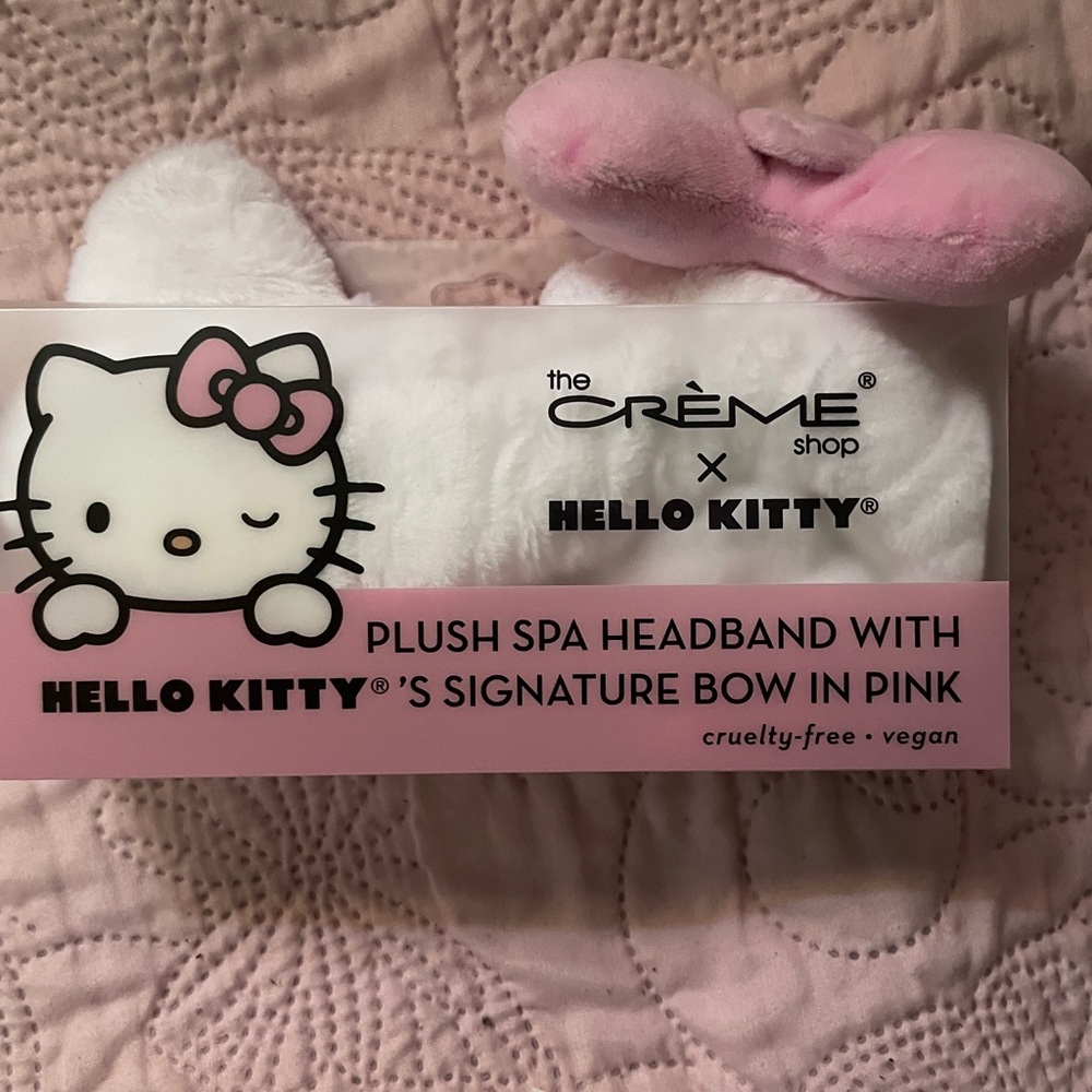 Hello Kitty Plush Spa Headband - Pink
